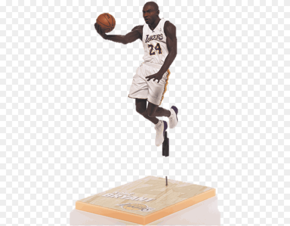 Kobe Bryant Figurine Kobe Bryant Mcfarlane Toys, Adult, Person, Man, Male Png