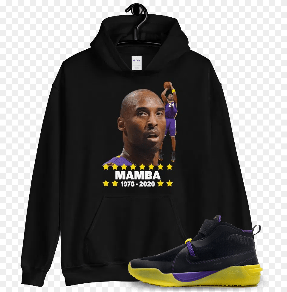 Kobe Bryant In Loving Memory Hoodie, Adult, Sweater, Person, Man Png Image