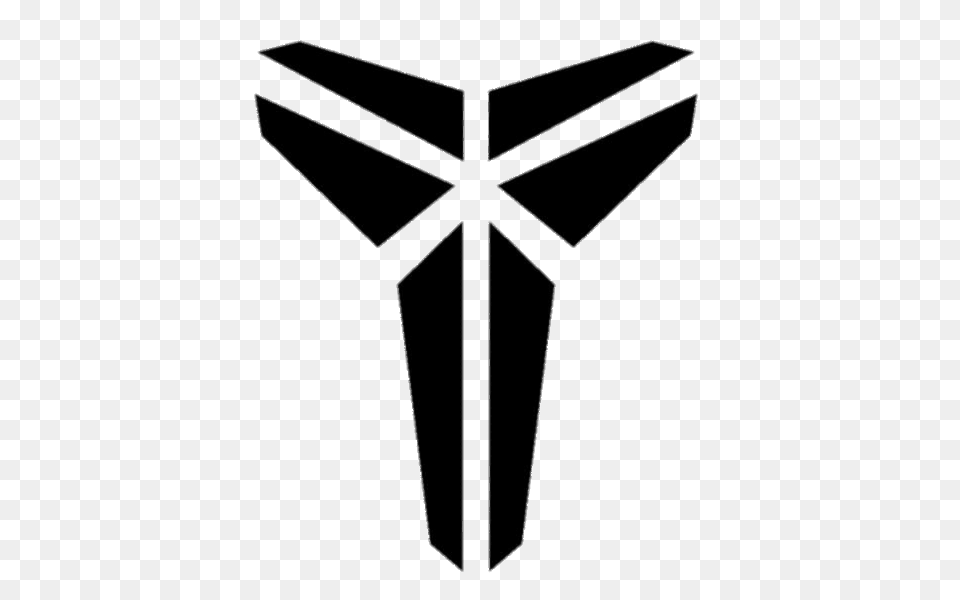 Kobe Bryant Logo Black, Cross, Symbol, Weapon Png