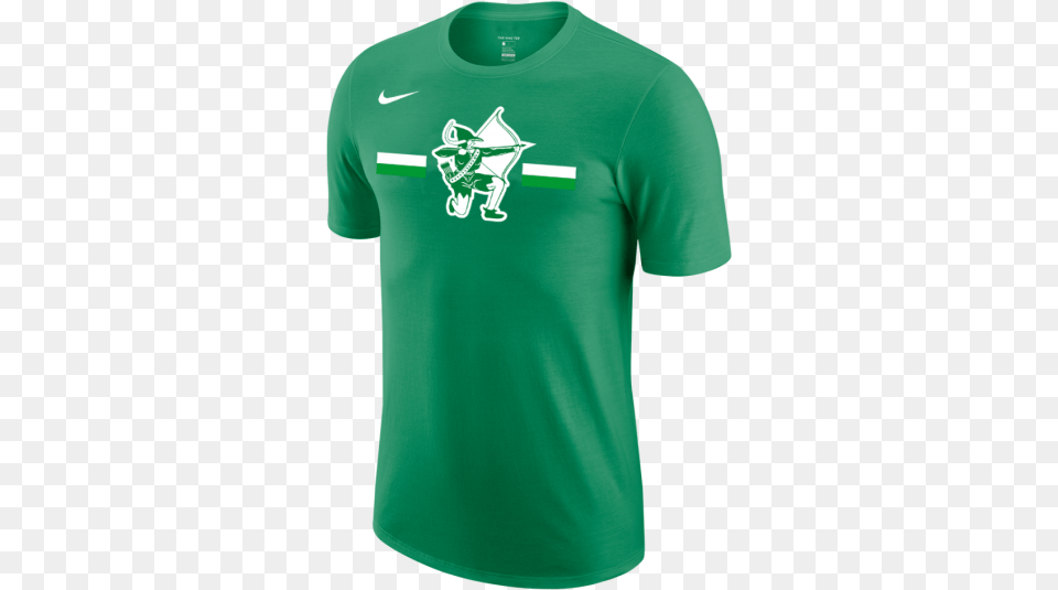 Kobe Bryant Logo Green Nike Dry Feu, Clothing, Shirt, T-shirt Png