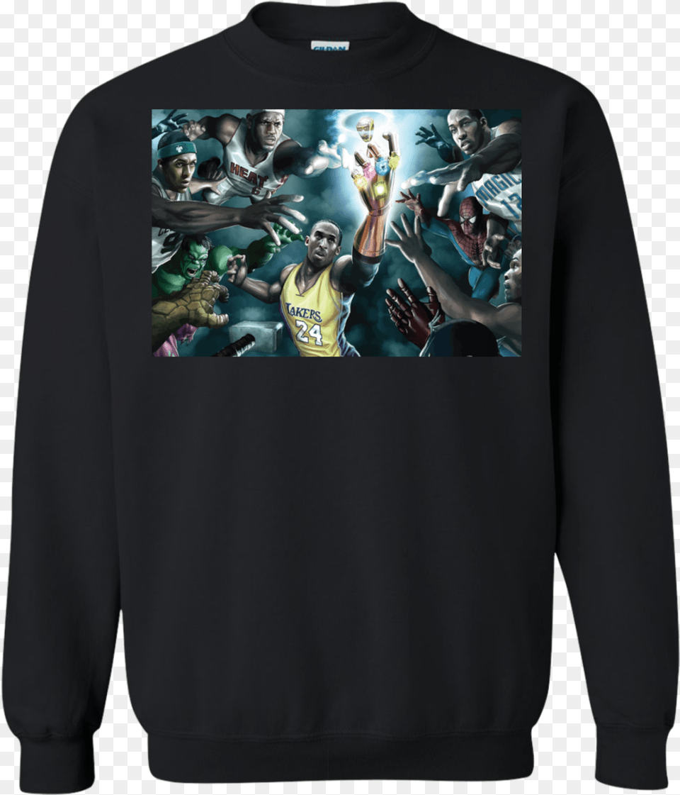 Kobe Bryant Thanos Shirts The Glove Nba Hd Wallpaper Pc, Clothing, T-shirt, Sweatshirt, Sweater Png Image