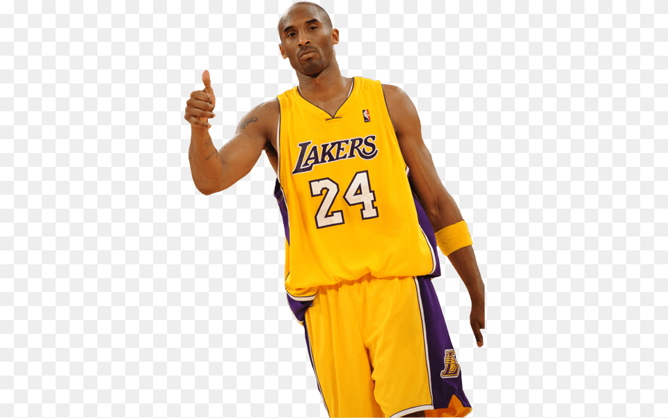 Kobe Bryant Thumb Up Kobe Bryant Transparent, Shirt, Body Part, Clothing, Finger Png