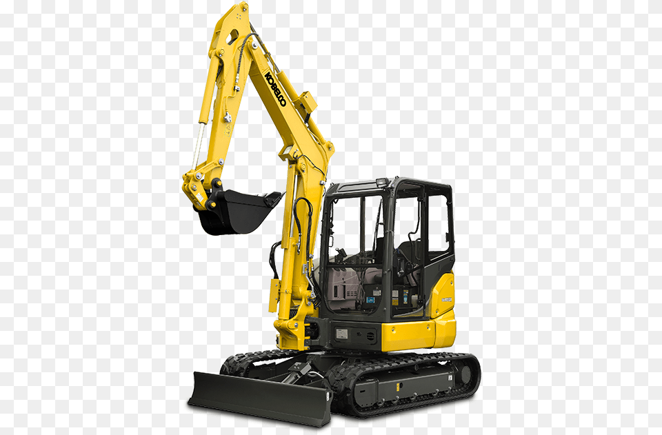 Kobelco Mini Excavator Sk5, Machine, Bulldozer Png