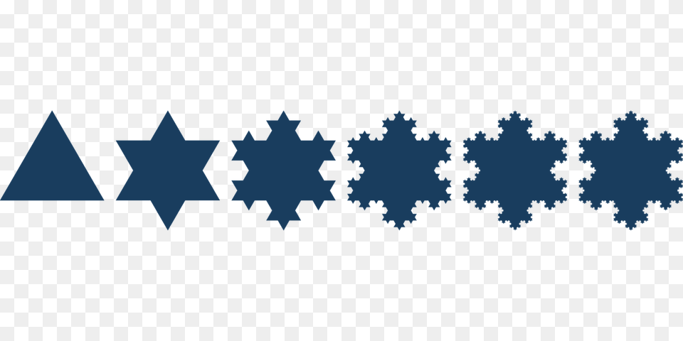 Koch Snowflake Maths Design Pattern, Symbol, Star Symbol, Outdoors, Nature Png Image