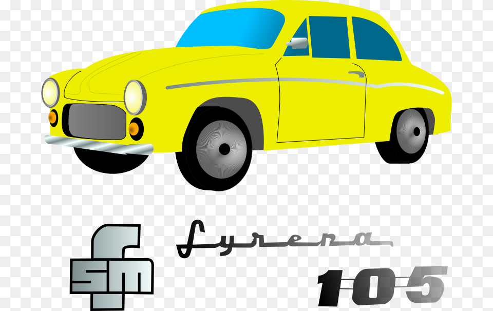 Koconmus Syrena, Car, Transportation, Vehicle, Taxi Free Transparent Png