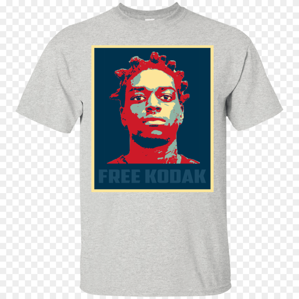 Kodak Black Free Kodak T Shirt Teeever, Clothing, T-shirt, Adult, Male Png Image