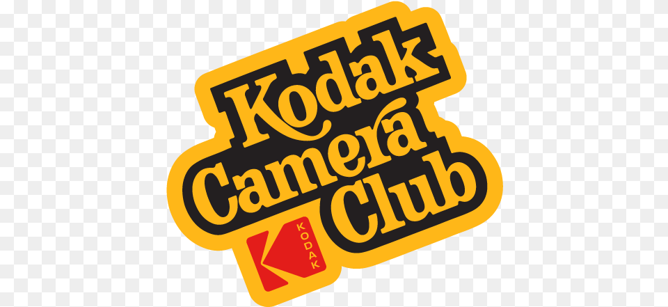 Kodak Camera Club Film Photography Workshop Sponsor Illustration, Sticker, Text, Dynamite, Weapon Free Transparent Png