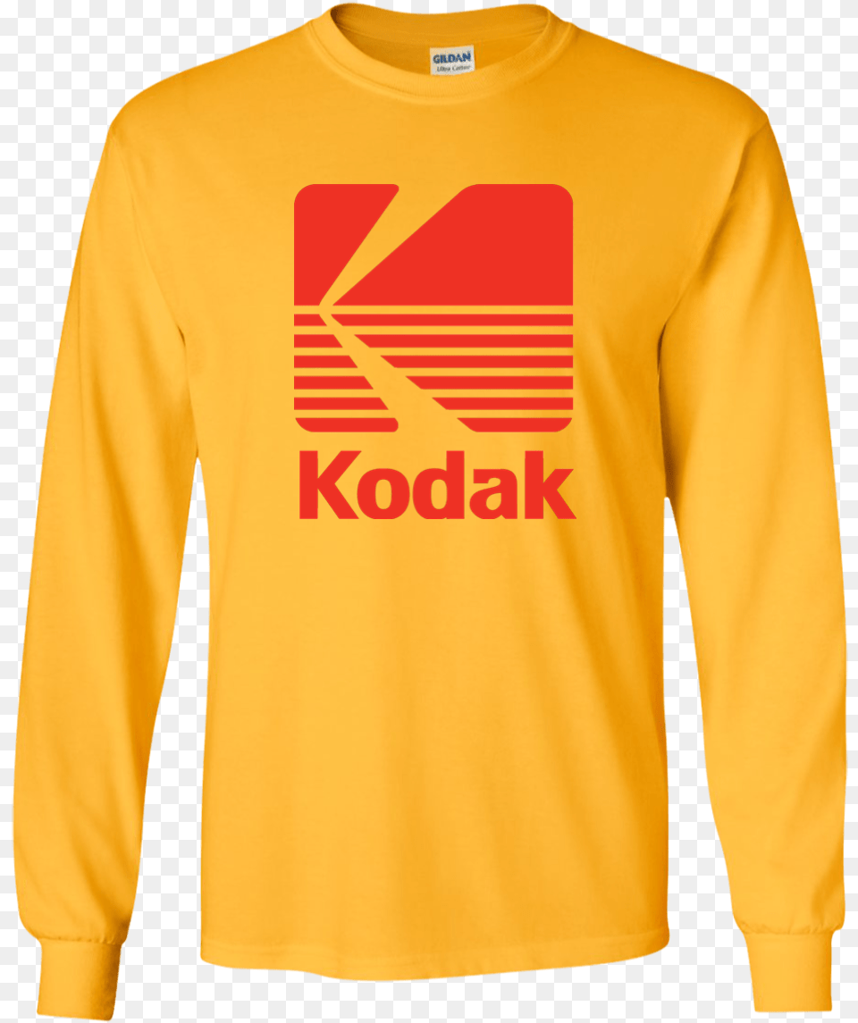 Kodak Film Camera Photography Photographer Retro Logo, Clothing, Long Sleeve, Sleeve, T-shirt Free Transparent Png