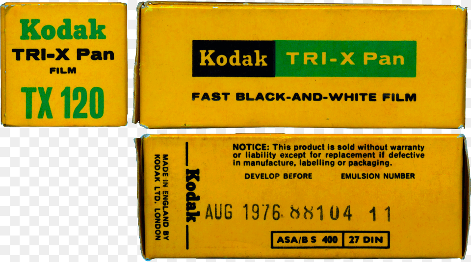 Kodak Tx 120 Ex 1975 Kodak, Paper, Text Free Transparent Png