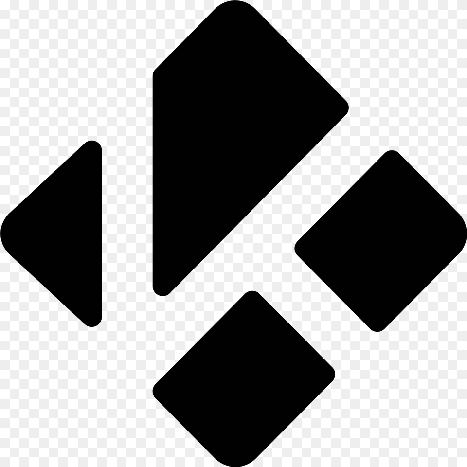 Kodi Logo Black, Recycling Symbol, Symbol Free Png Download