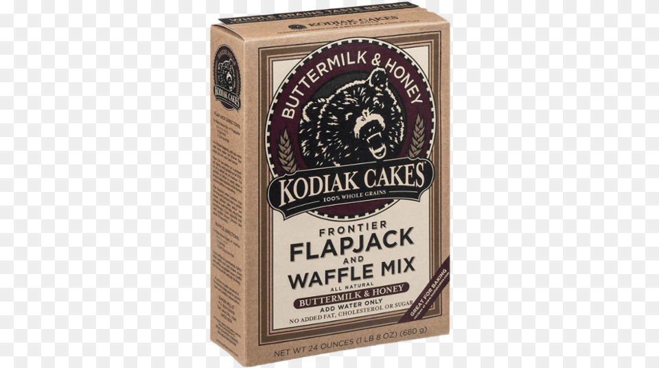 Kodiak Cakes Frontier Flapjack And Waffle Mix Buttermilk Kodiak Cakes Frontier Flapjack Amp Waffle Mix Buttermilk, Alcohol, Beer, Beverage, Box Png