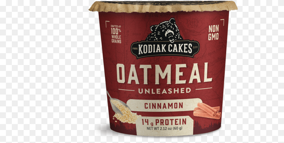 Kodiak Cakes Oatmeal, Animal, Bear, Cream, Dessert Free Png