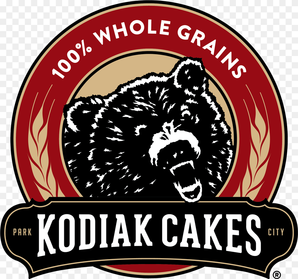 Kodiak Cakeslogo2017primary Logo 3 Color Grizzly Bear Kodiak Blueberry Muffins, Animal, Mammal, Wildlife, Black Bear Png