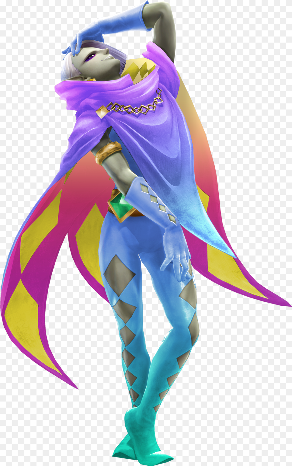 Koei Wiki Hyrule Warriors Ghirahim Costumes, Cape, Clothing, Costume, Purple Free Png Download