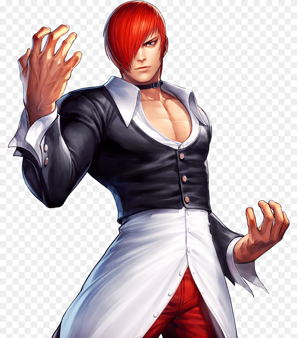 Kof All Star Iori, Adult, Publication, Person, Female Png