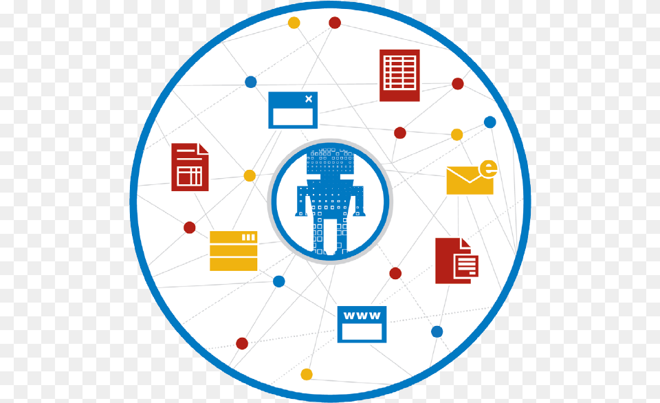 Kofax Rpa Circle, Disk, Network Png Image