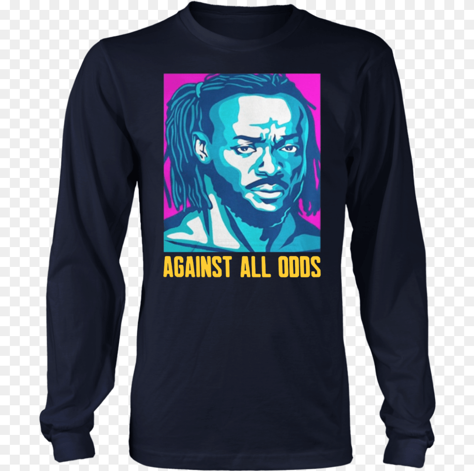 Kofi Kingston Against All Odds Shirt We Cook Curry In The, T-shirt, Clothing, Sleeve, Long Sleeve Free Png Download