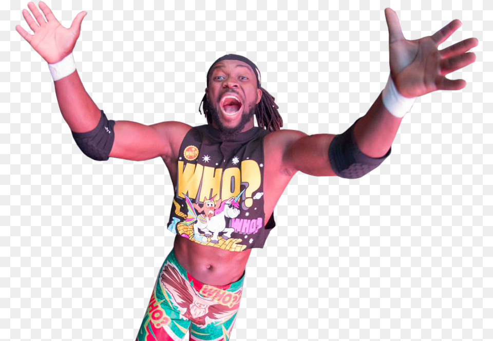 Kofi Kingston Victory Arms, Face, Head, Person, Body Part Free Png Download
