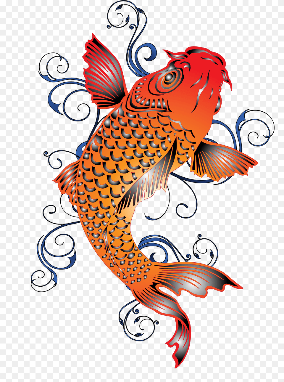 Koi Clipart, Animal, Sea Life, Fish, Shark Free Png Download