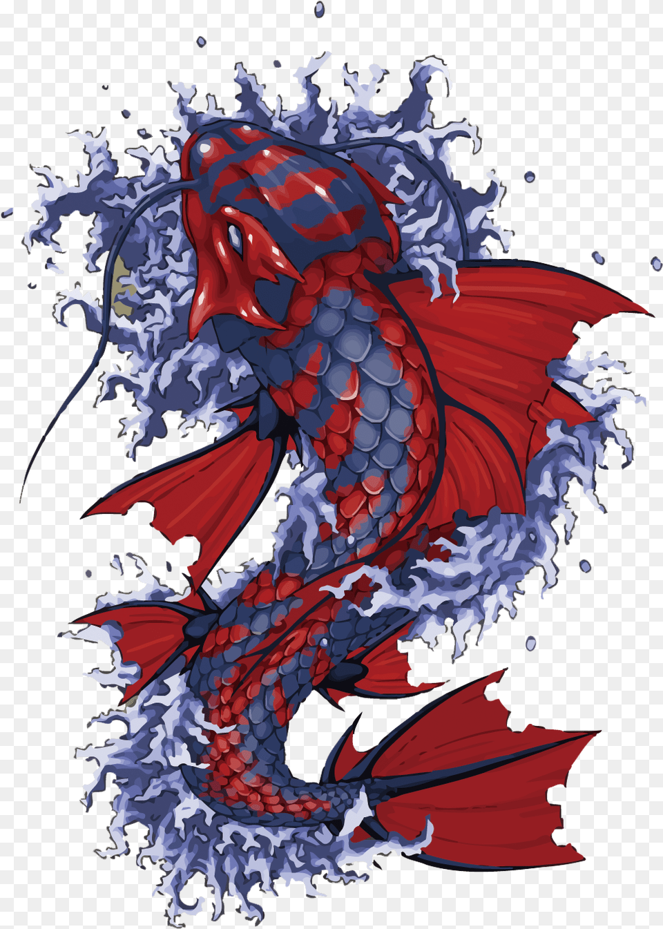 Koi Fish, Dragon, Baby, Person Free Png