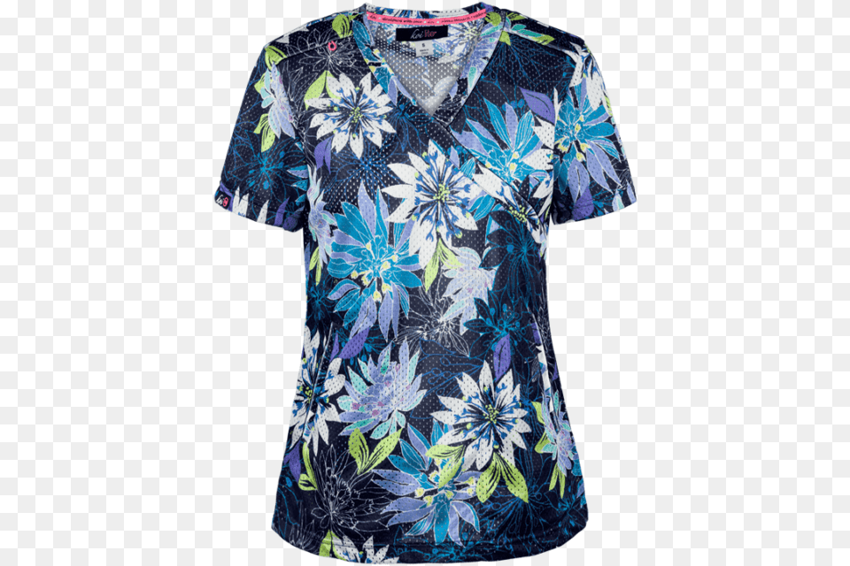 Koi Lite Nwt Cactus Flower Lightweight Scrubs Solid Blouse, Beachwear, Clothing, Shirt, Sleeve Free Transparent Png