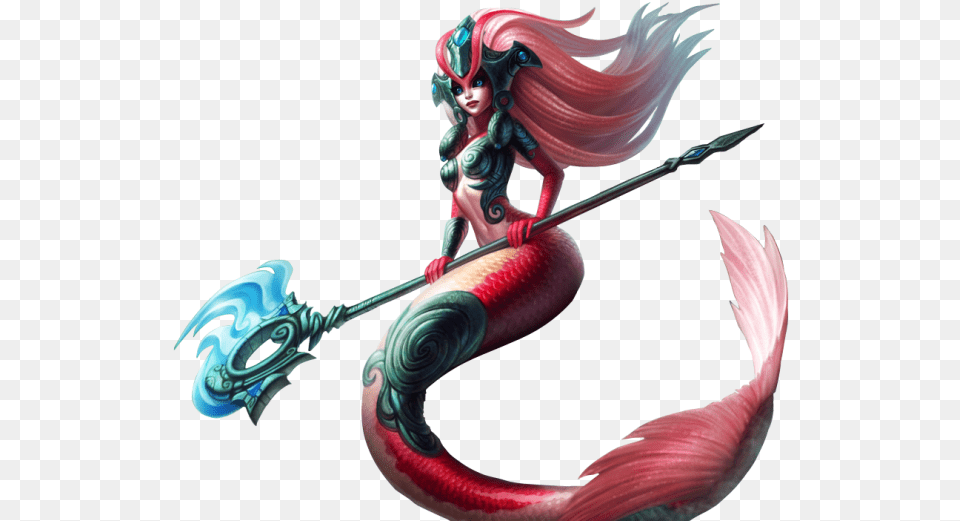 Koi Nami Skin Splashart Image League Of Legends Nami, Weapon, Person Free Png