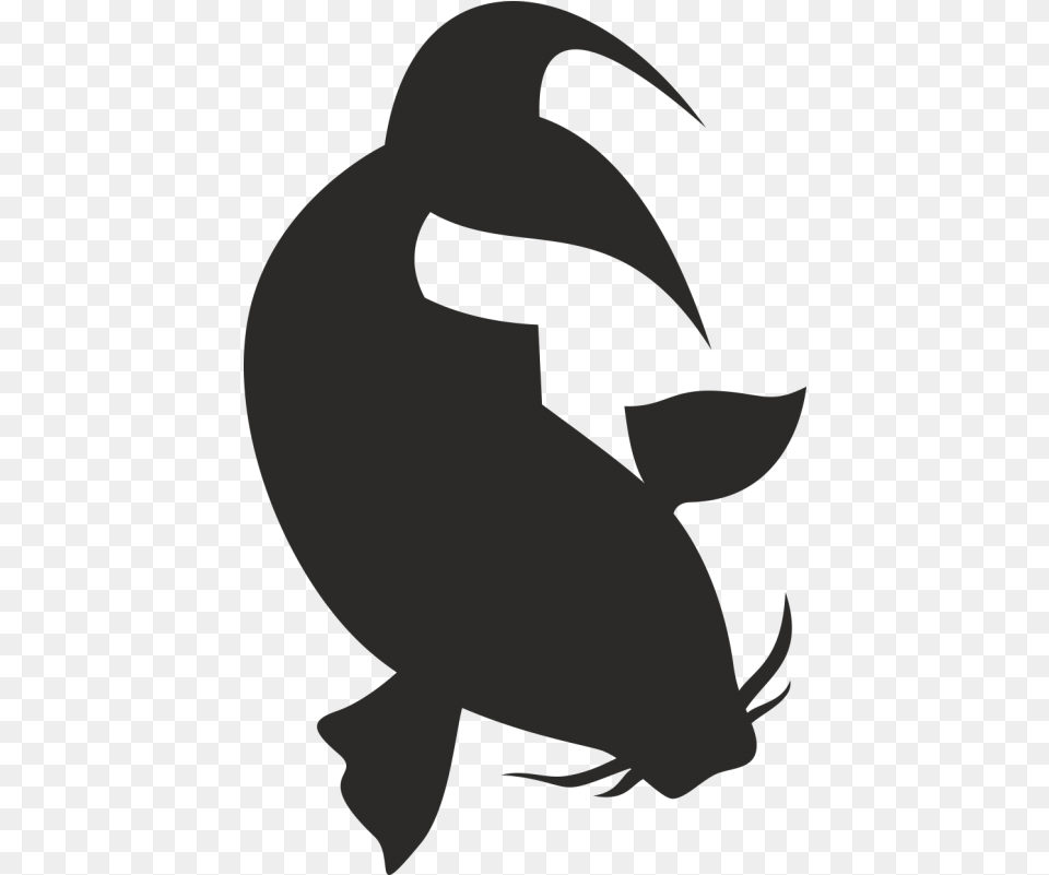 Koi Vector Graphics Carp Illustration Image Koi Fishes Siluettes Vector, Baby, Person, Stencil, Animal Free Png Download
