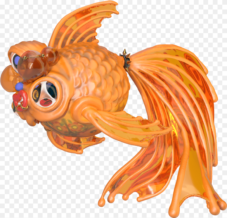 Koish The Goldfish Goldfish, Animal, Fish, Sea Life, Person Free Png Download