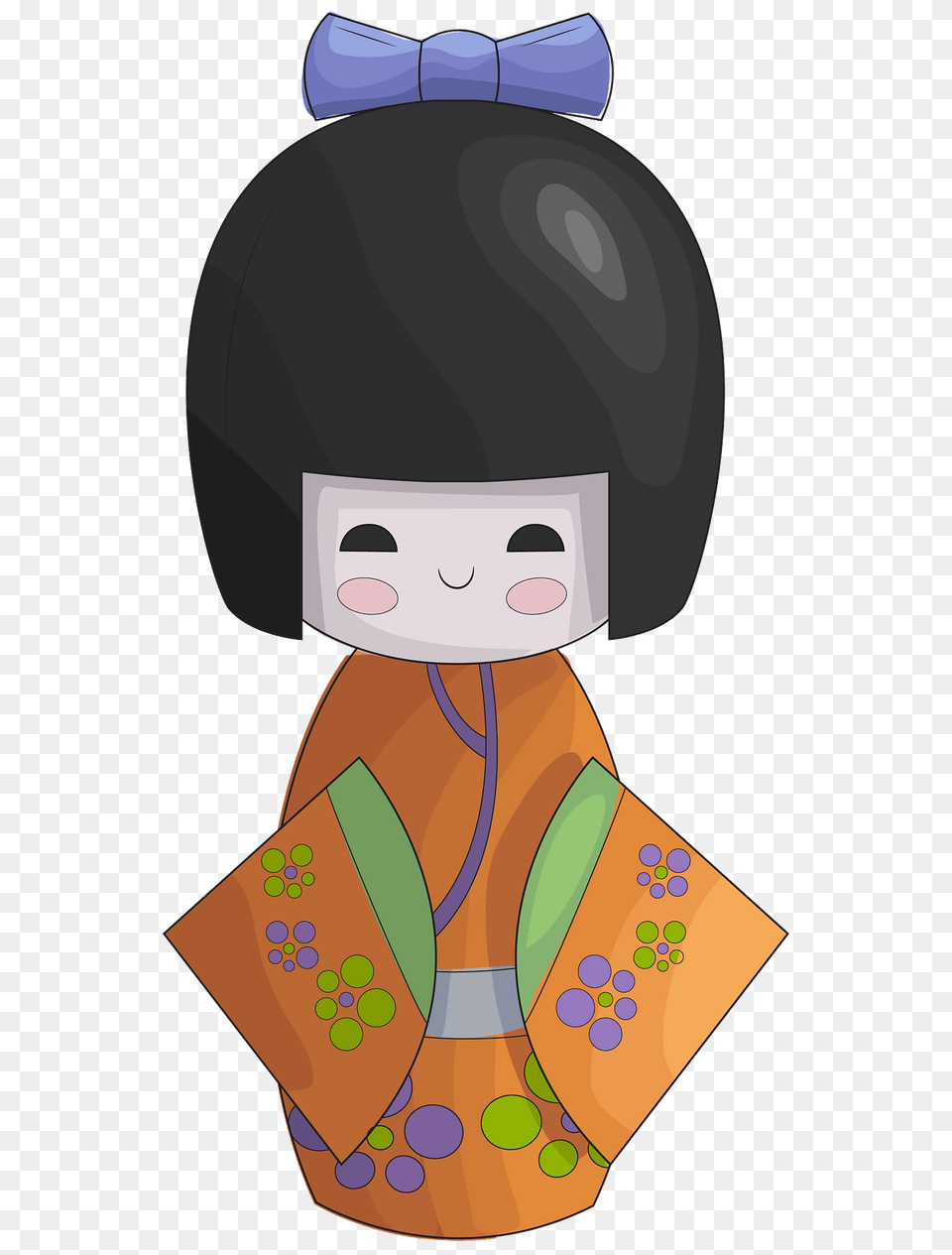 Kokeshi Doll Yellow Clipart, Clothing, Dress, Fashion, Formal Wear Free Transparent Png