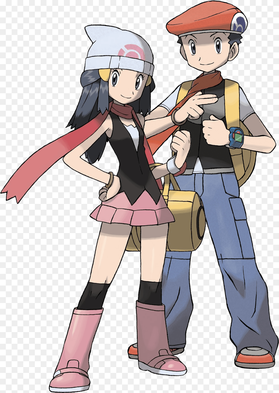 Koki Va Hikari Pokemon Diamond Trainer, Publication, Book, Comics, Adult Png Image