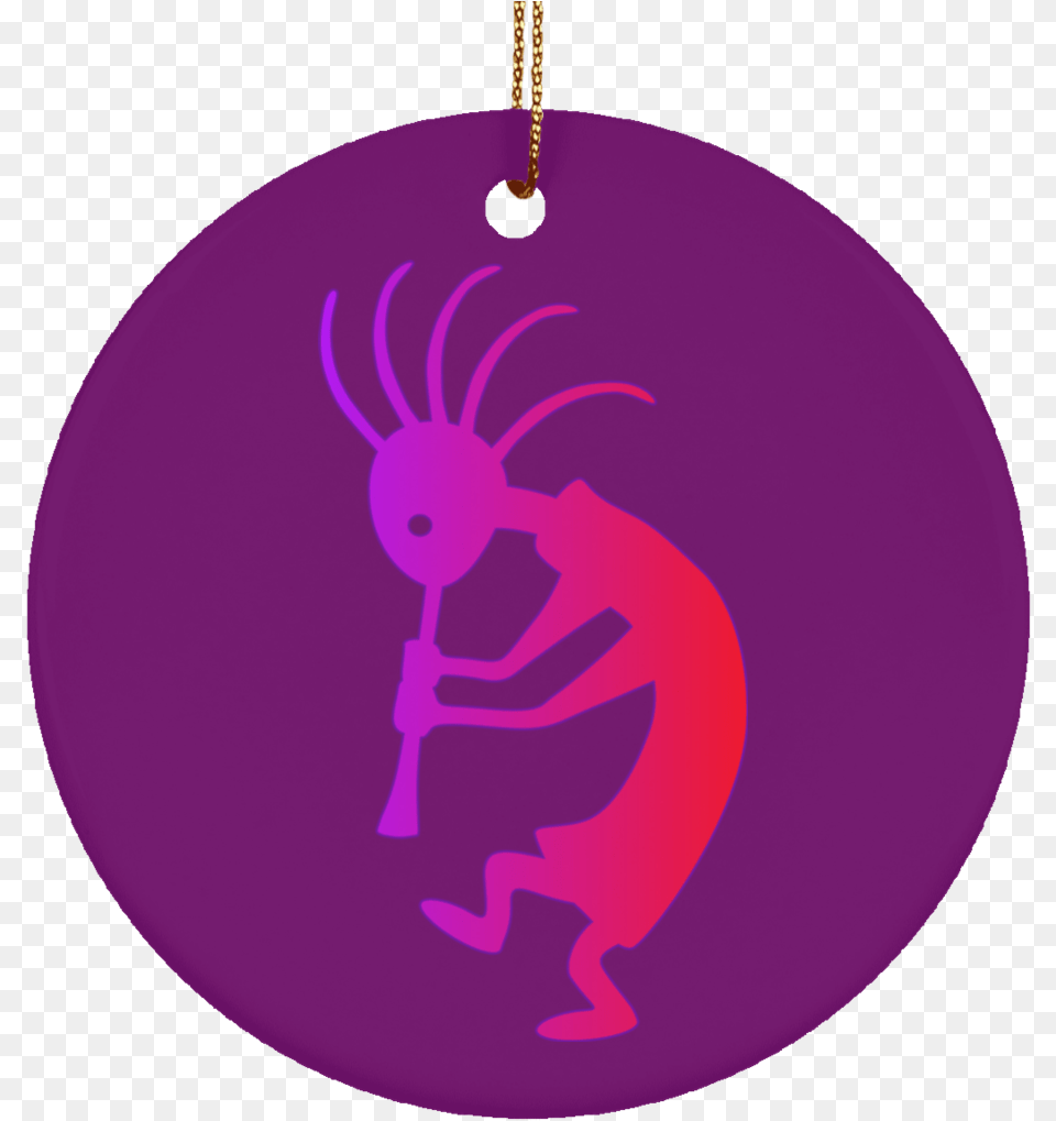 Kokopelli Ceramic Southwestern Ornament Graphic Design, Purple, Accessories, Chandelier, Lamp Free Transparent Png