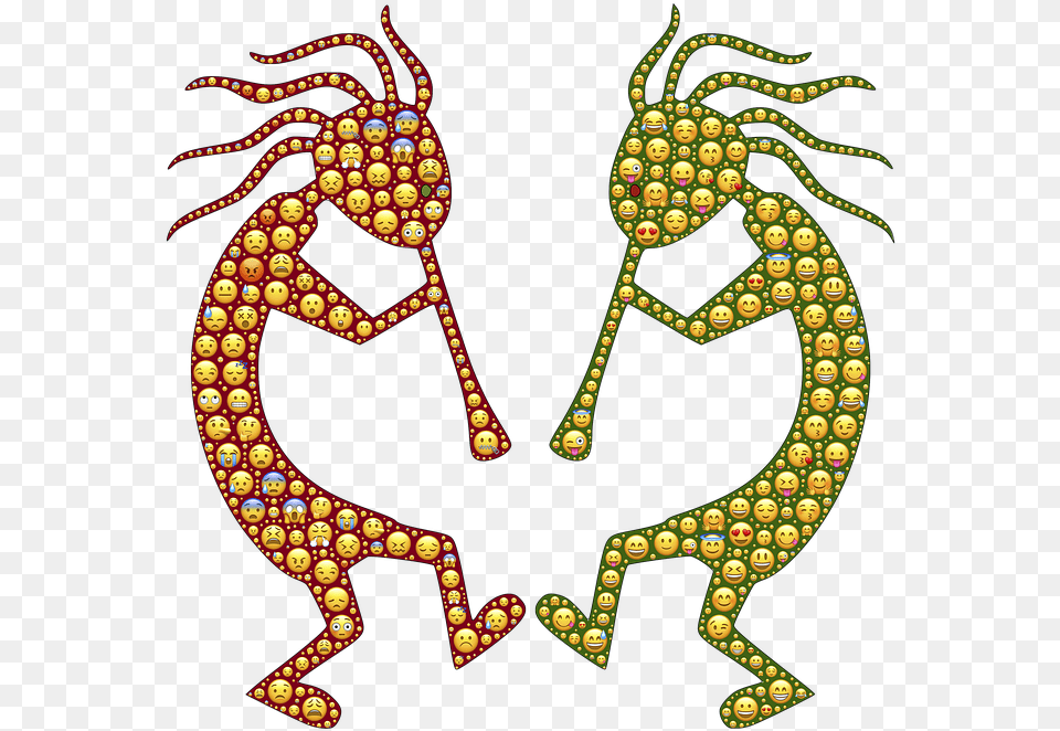 Kokopelli Faces Expressions Emotions Emoticons Native American Trickster, Accessories, Earring, Jewelry, Animal Png