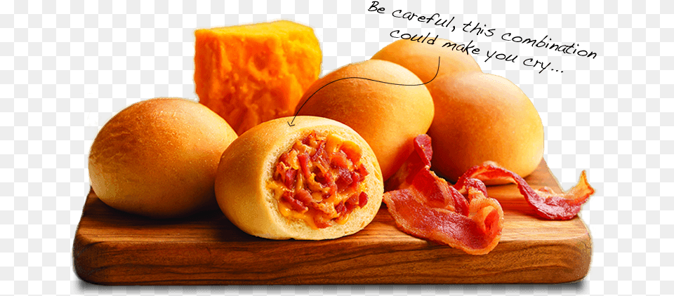Kolache Factory Bacon And Cheese, Bread, Bun, Food, Citrus Fruit Png Image