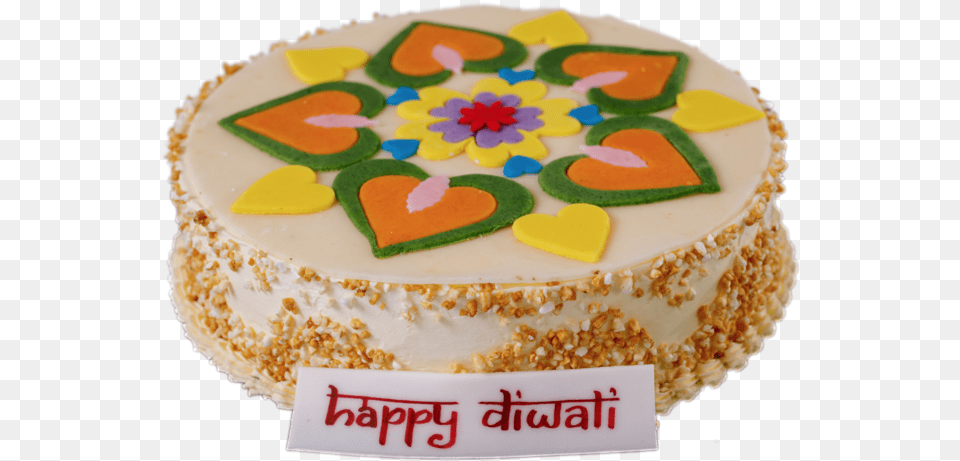 Kolam Design Happy Diwali Diwali Full Size Birthday Cake, Birthday Cake, Cream, Dessert, Food Free Png Download