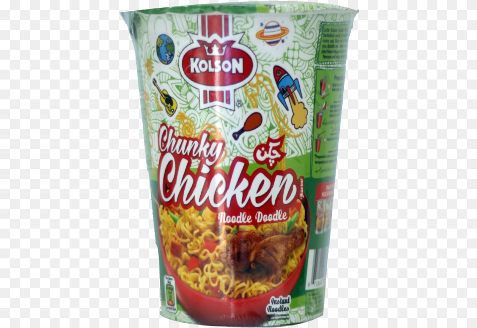 Kolson Cup Noodles Chunky Chicken Instant Noodles In Pakistan, Food, Noodle, Can, Tin Free Png Download