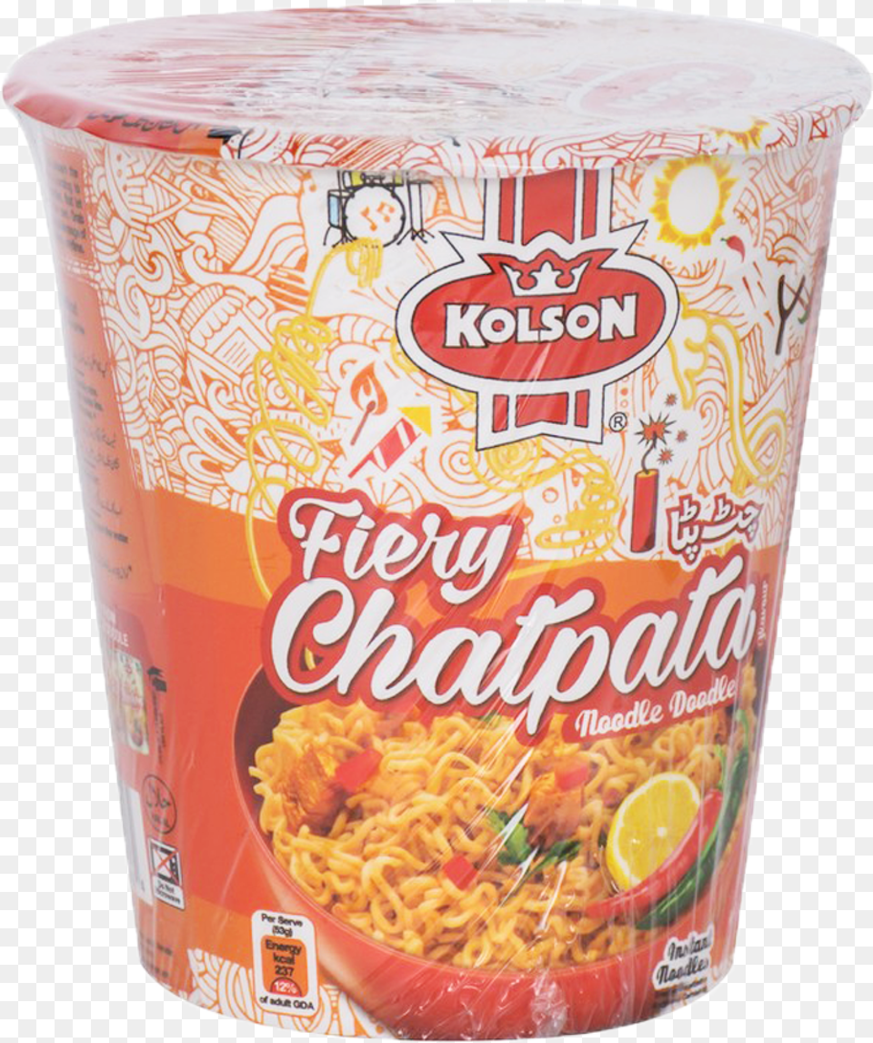 Kolson Cup Noodles Fiery Chatpata 50 Gm Kolson Cup Noodles Chatpata, Food, Noodle, Pasta, Vermicelli Png