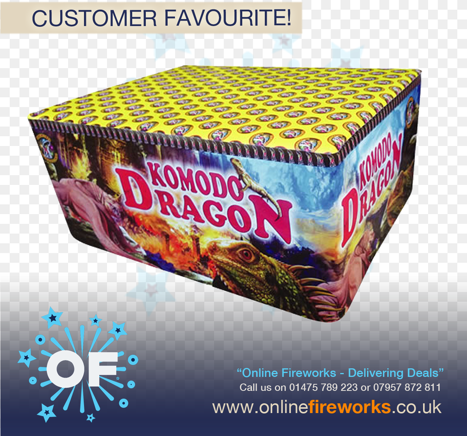 Komodo Dragon By Fireworks International From Online Graphic Design, Gum, Advertisement, Food, Sweets Free Transparent Png