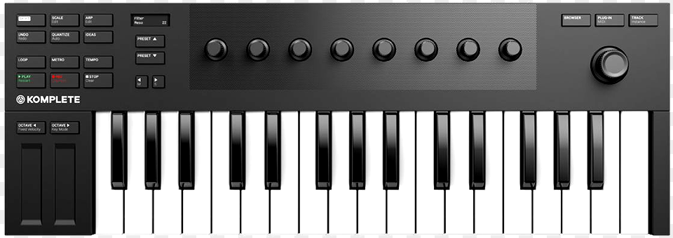 Komplete Kontrol M32 Native Instruments Komplete Kontrol, Keyboard, Musical Instrument, Piano, Electrical Device Png