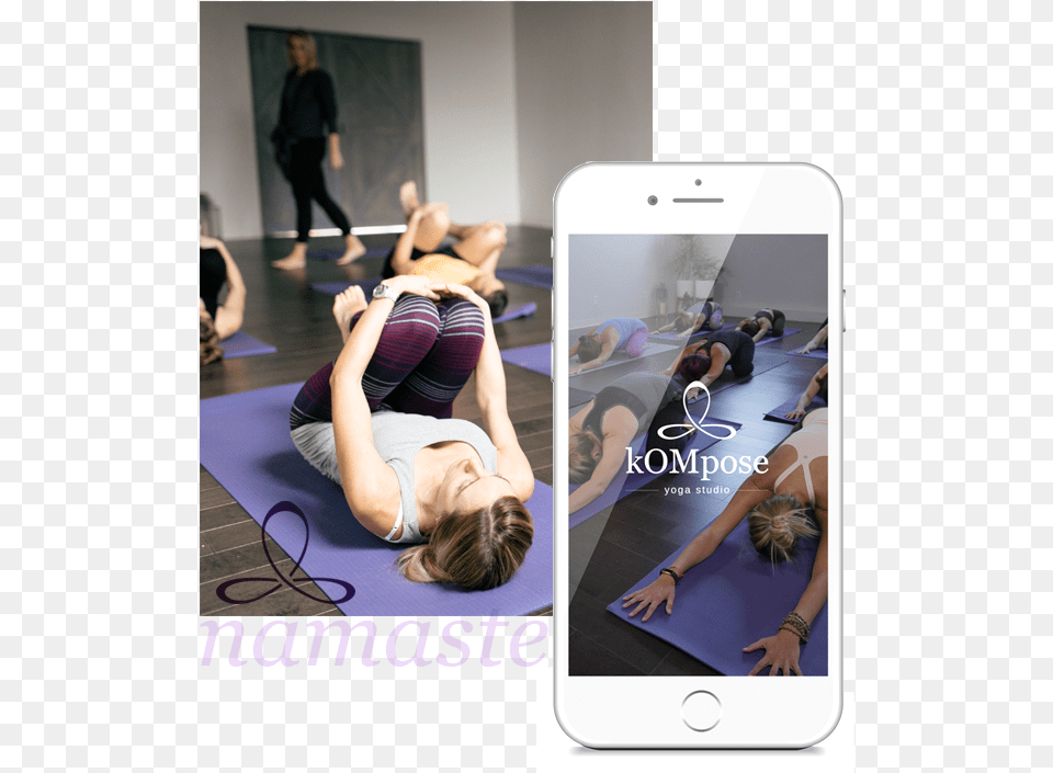 Kompose Mobile App Double Iphone, Stretch, Person, Adult, Woman Free Png