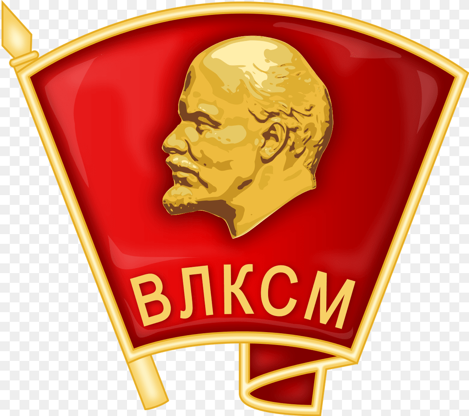 Komsomol Symbol, Badge, Logo, Adult, Male Free Png