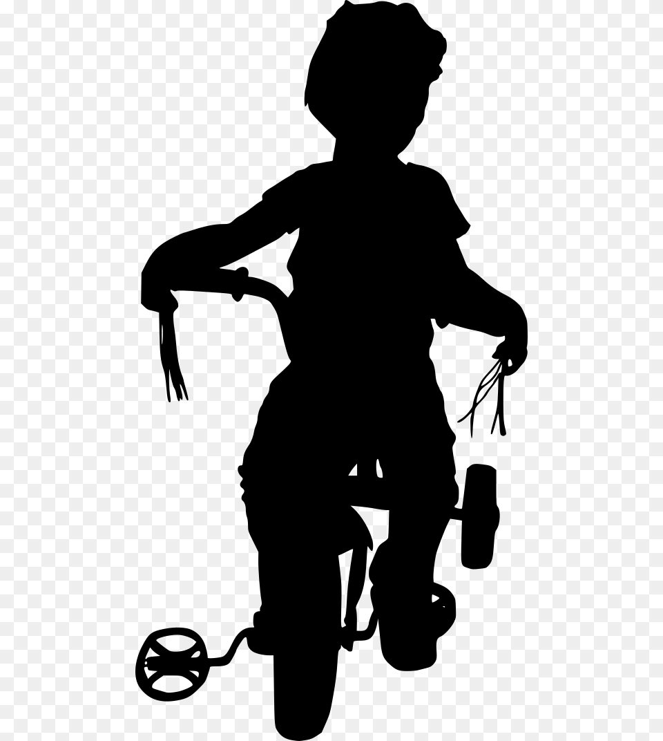 Kon Bike Silhouette 6 Silhouette, Gray Free Png Download