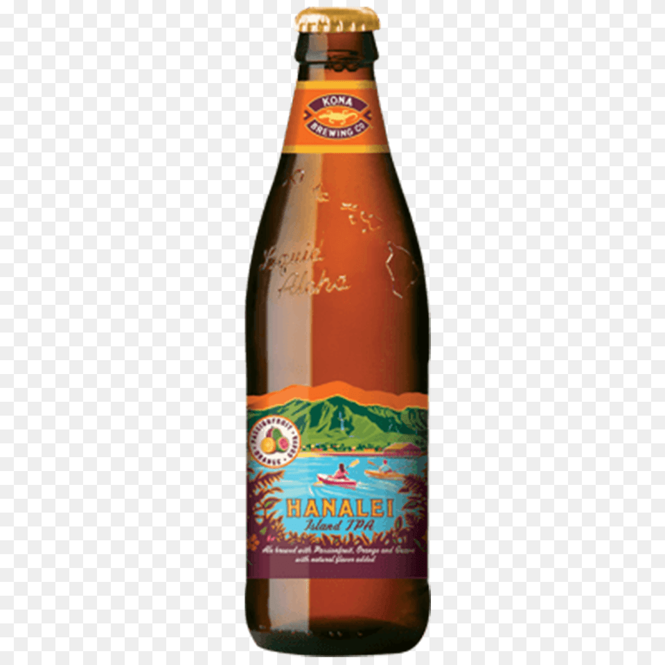 Kona Hanalei Island Ipa, Alcohol, Beer, Beer Bottle, Beverage Png Image