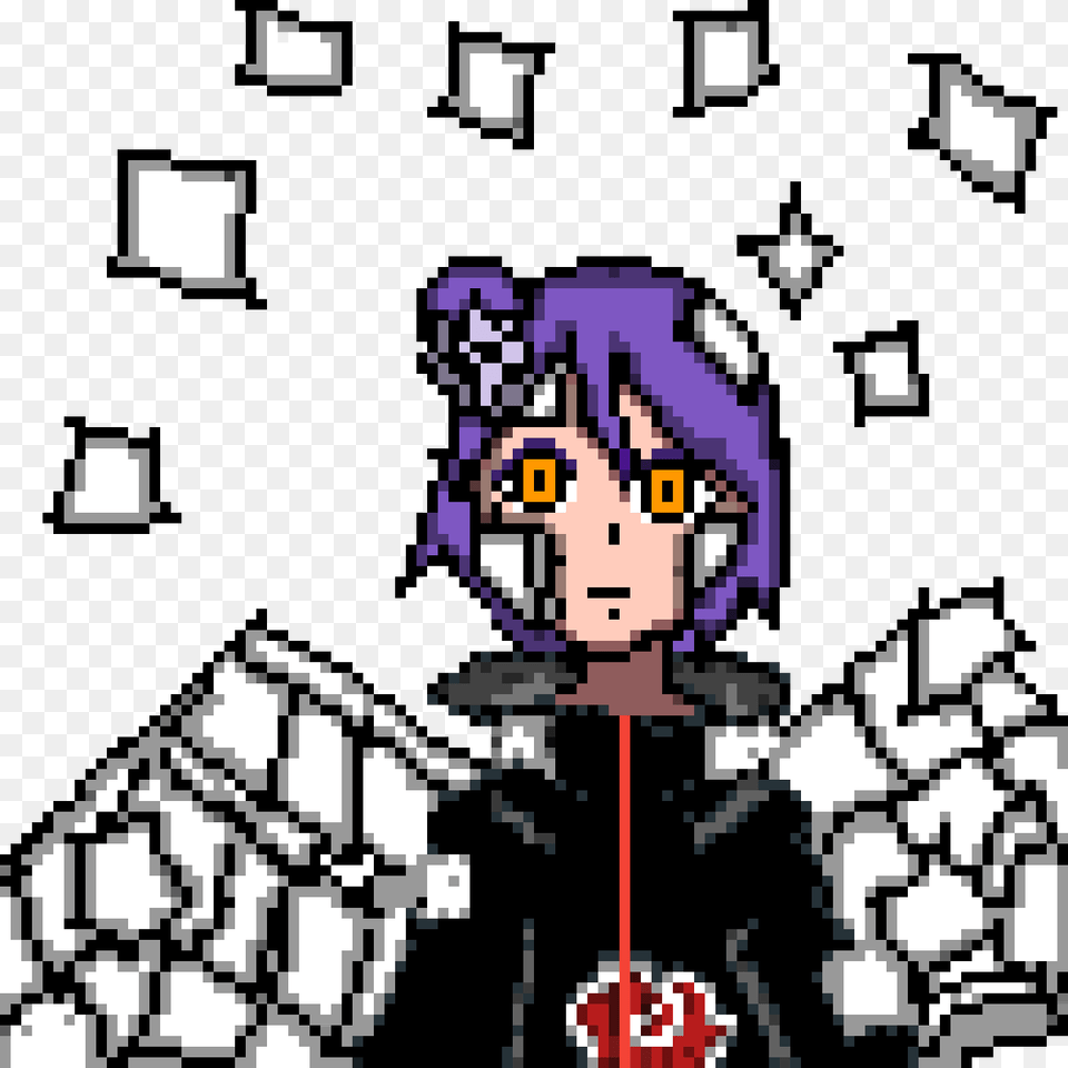 Konan Pixel Art, Person, Face, Head Free Png