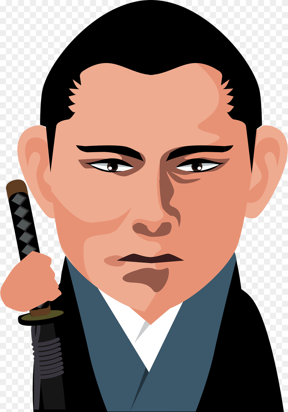 Kondo Isami Clipart, Adult, Face, Head, Male Png Image