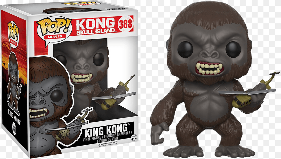 Kong Skull Island Funko Pop, Animal, Ape, Mammal, Wildlife Png Image