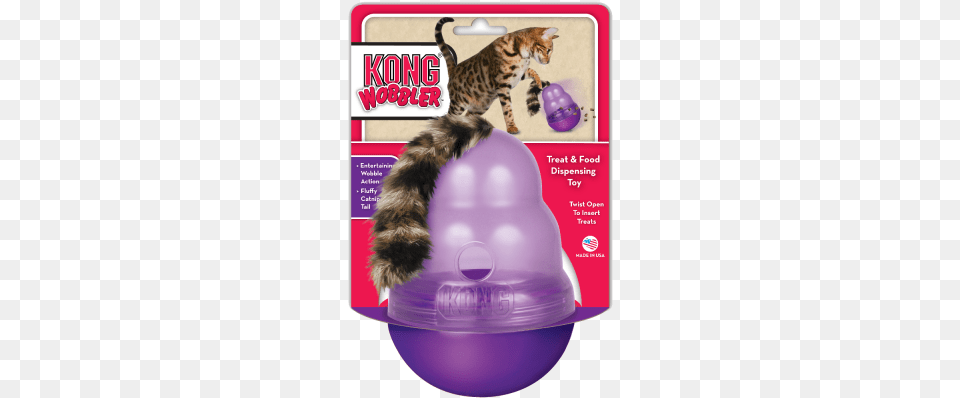 Kong Wobbler Cat Toy Kong Cat Wobbler Large, Purple Free Transparent Png