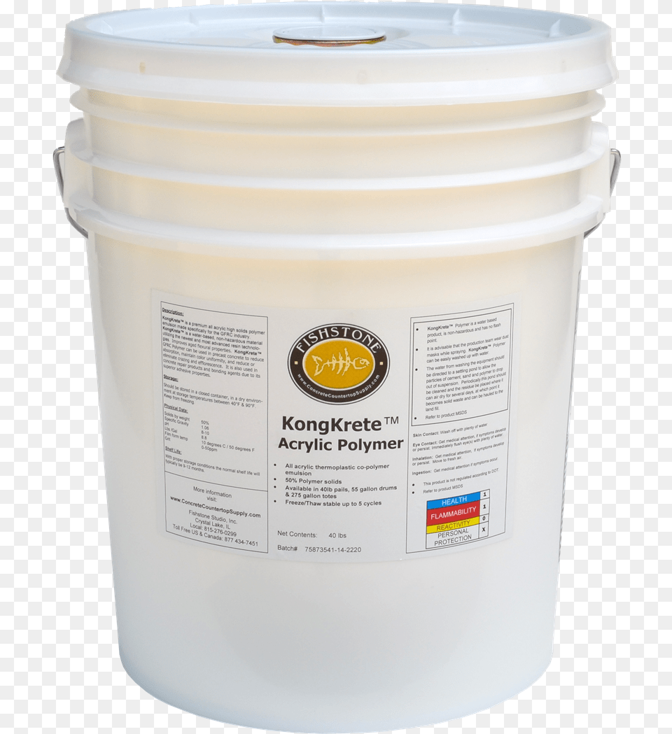 Kongkrete Liquid Acrylic Polymer, Bucket, Paint Container, Cup, Disposable Cup Png