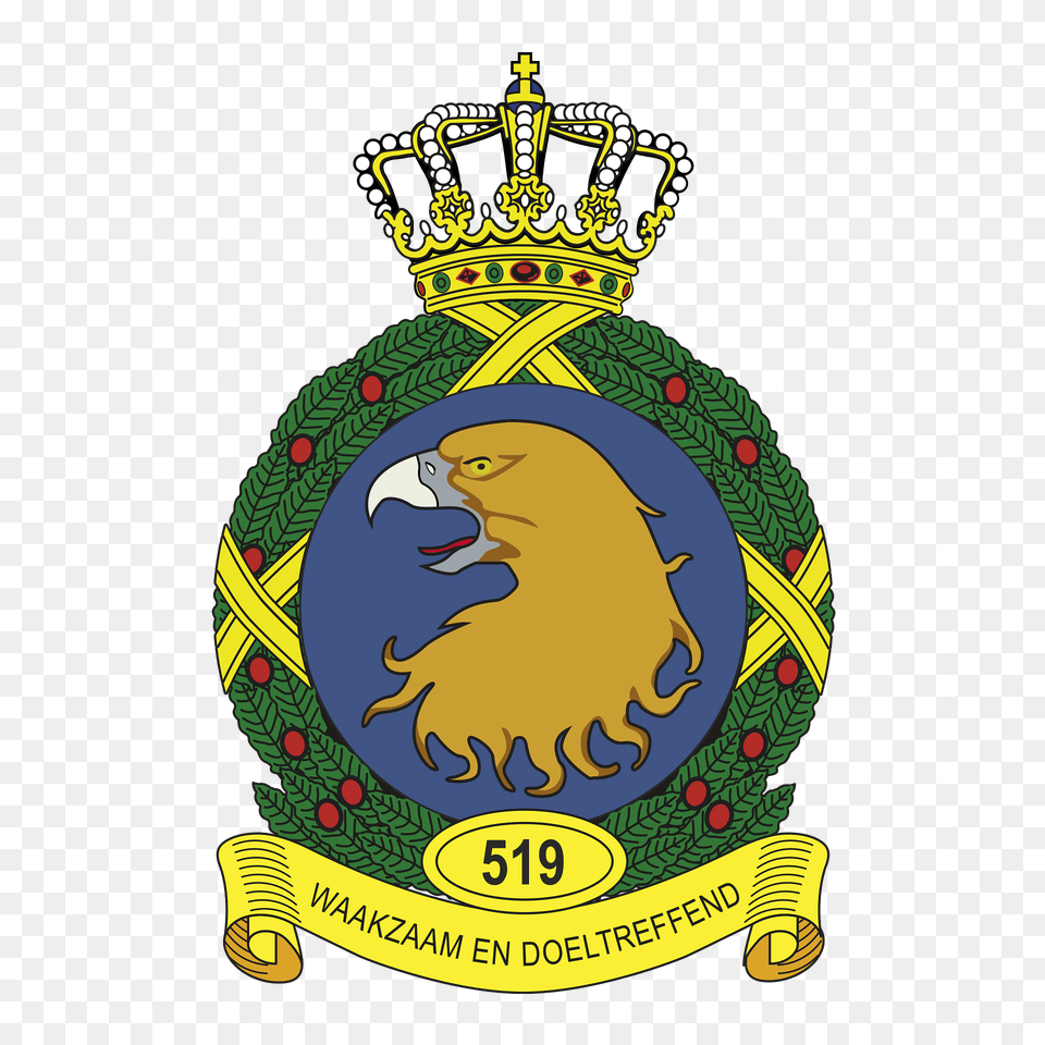 Koninklijke Luchtmacht 519 Squadron Clipart, Symbol, Badge, Logo, Emblem Png