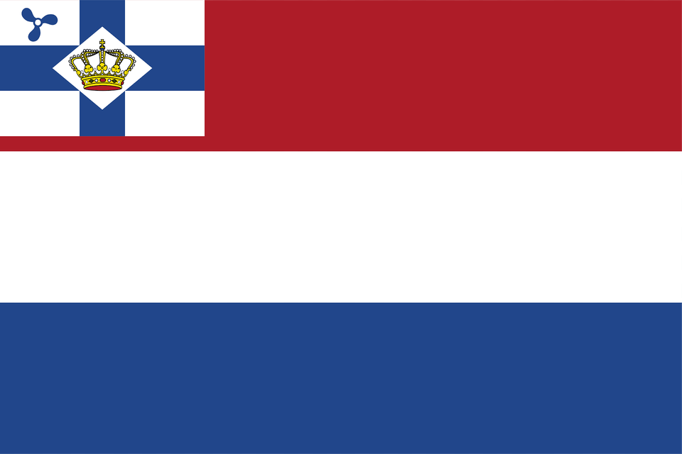 Koninklijke Nederlandsche Motorboot Club Ensign Clipart, Flag Png Image