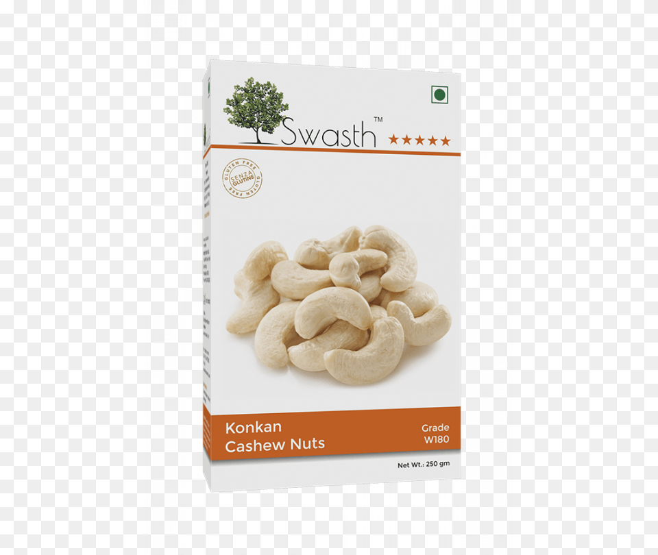 Konkan Cashew Nuts 5 Star Dryfruits Castanha De Caju W1 Crua, Food, Nut, Plant, Produce Free Png
